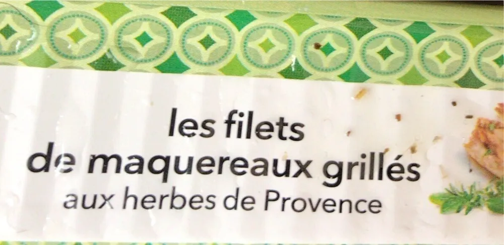 Filets de maquereaux grillés
