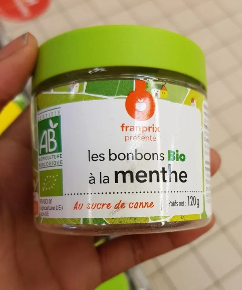 Bonbon à la menthe Bio