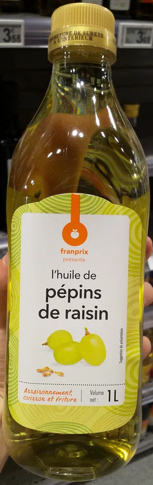 L'huile de pépins de raisin
