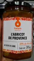 Confiture L'abricot de Provence