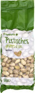 Pistaches grillées à sec et salées