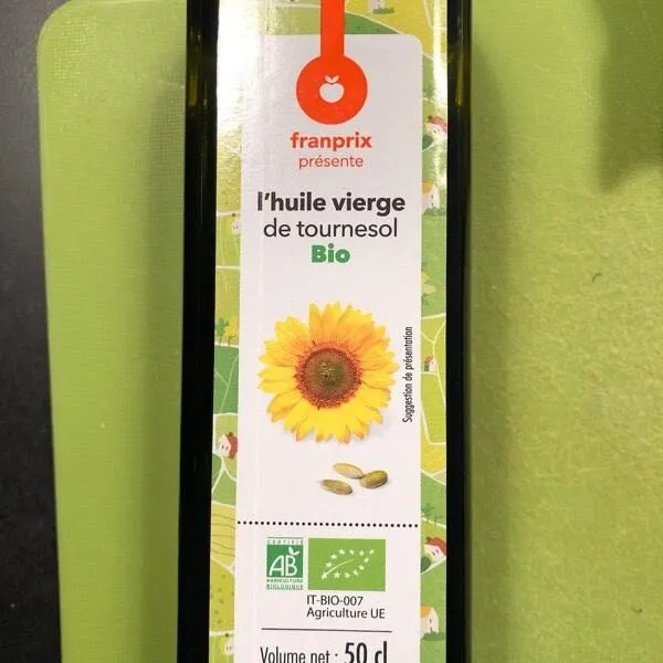 L’huile vierge de tournesol
