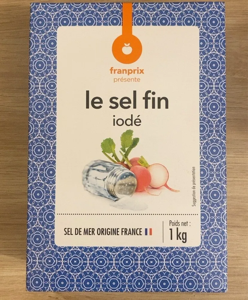 Sel fin iodé
