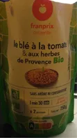 Le blé à la tomate et aux herbes de Provence
