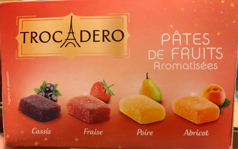 Pates de fruits aromatisées