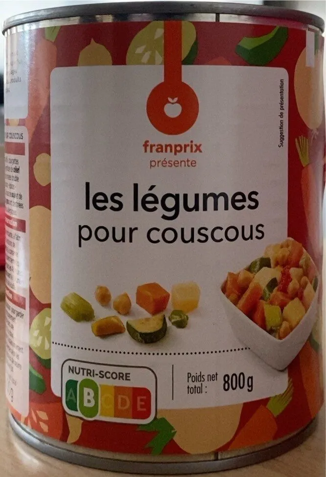 Les legumes pour couscous