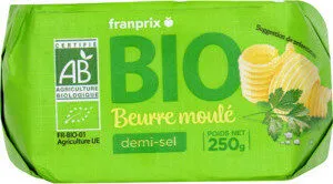 beurre moulé demi - sel bio