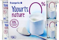 Yaourts natures 0% Mtr. Gr.
