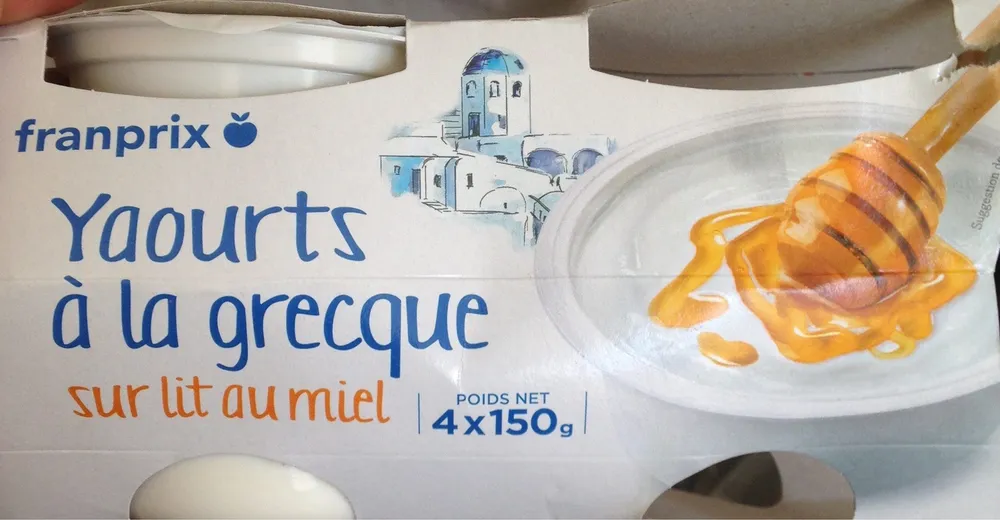 Yaourt à la Grecque sur Lit au Miel