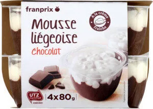 Mousse liégeoise chocolat