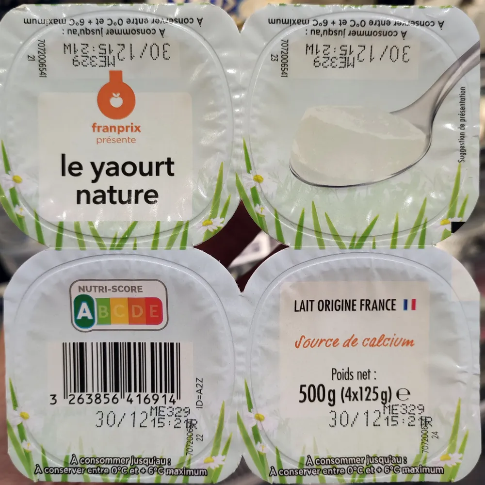 yaourt ferme nature
