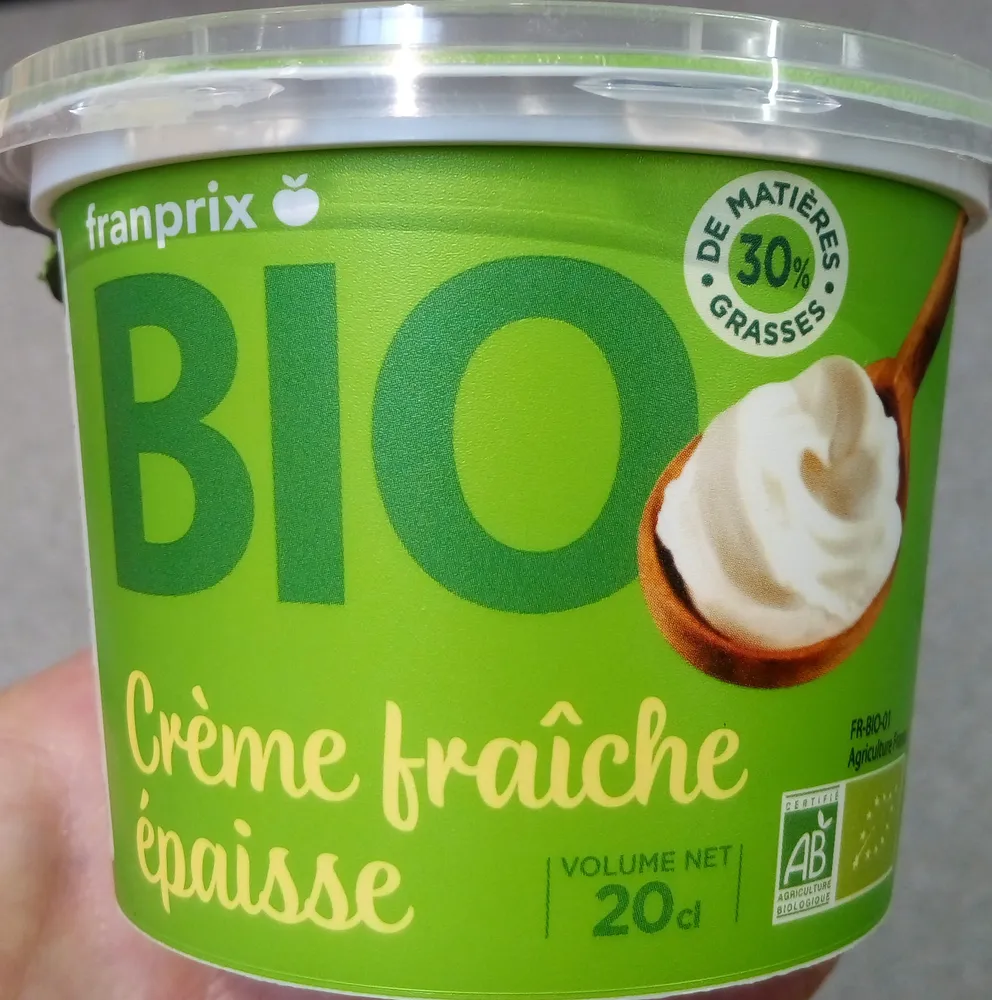 Crème fraîche épaisse (30% MG)