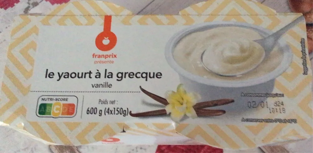 Le yaourt a la grec