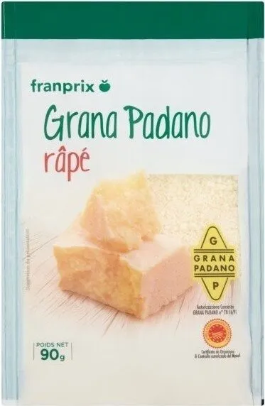 grana padano râpé AOP