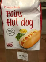 Pain hotdogs Franprix