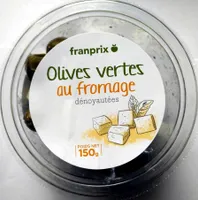 Olives vertes au fromage dénoyautées