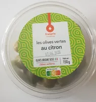 Les olives vertes au citron