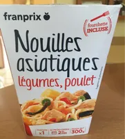 Nouilles Asiatiques Poulet Légumes