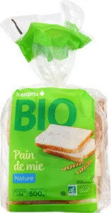 pain de mie grandes tranches nature bio