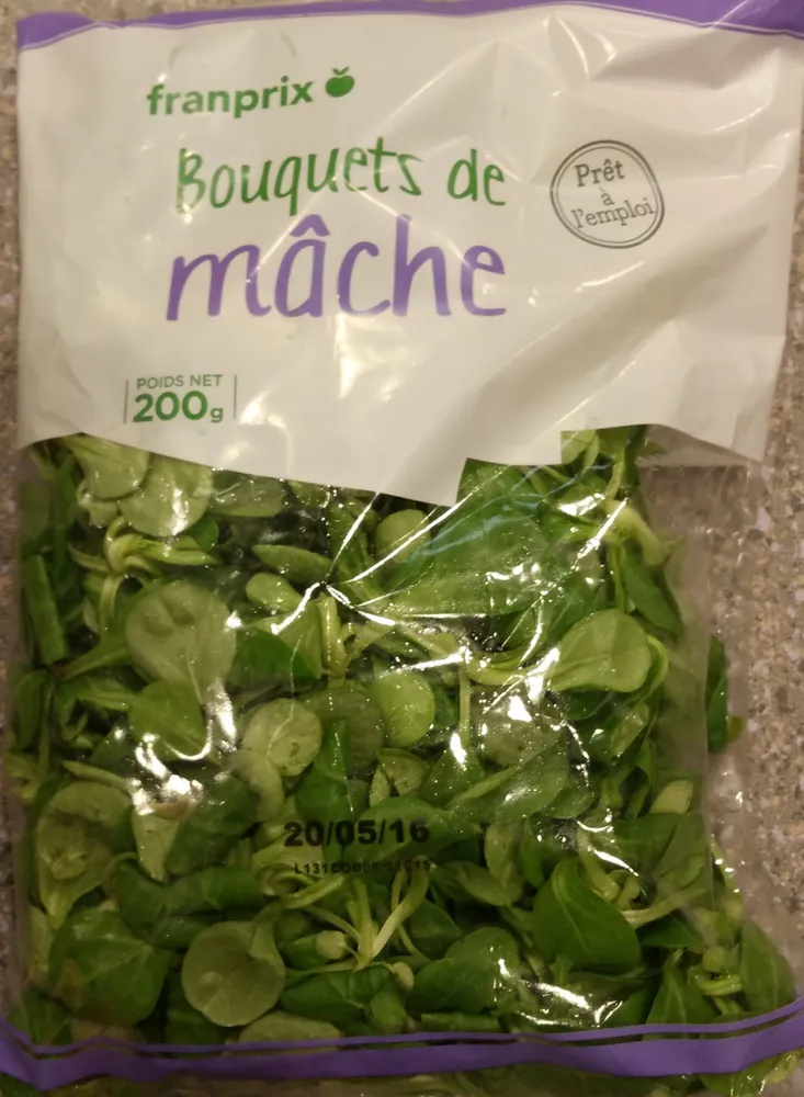 Bouquets de mâche