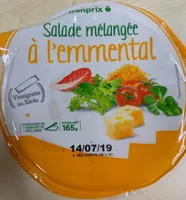Salade mélangée à l'emmental