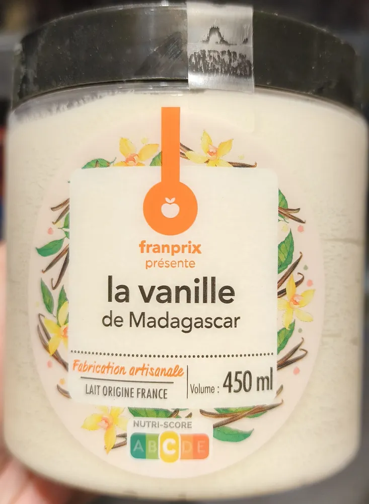 Crème glacée Vanille Madagascar