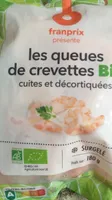 Queues de crevettes bio