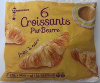 6 croissants pur beurre