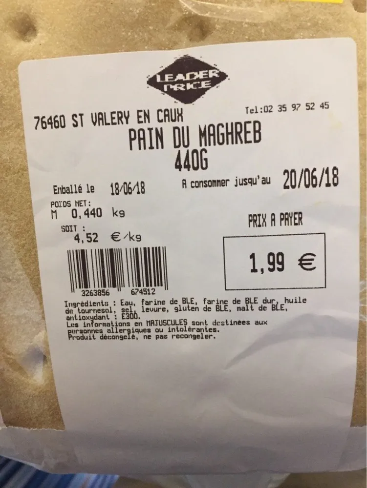 Pain du maghreb