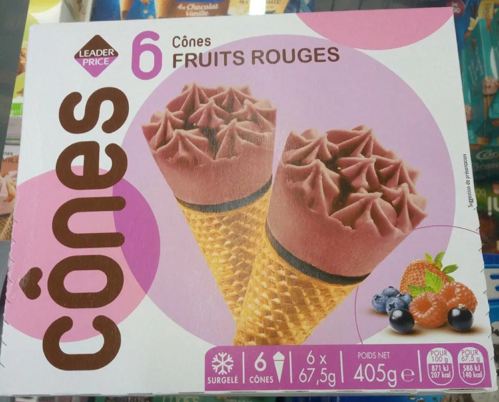 Cône Fruits Rouges