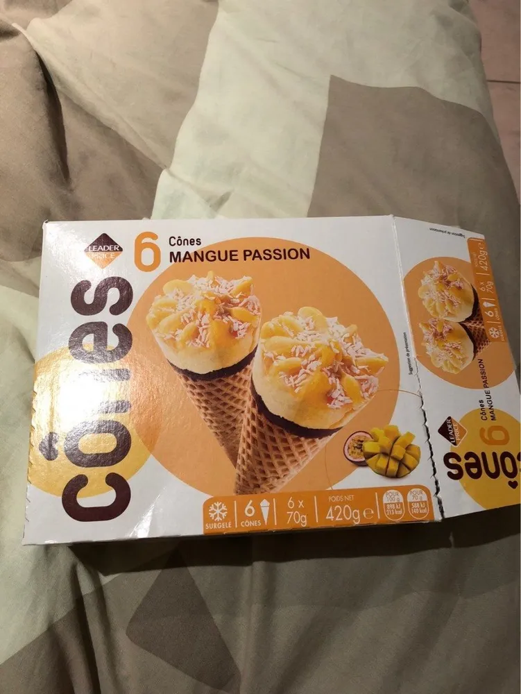 Cônes mangue passion