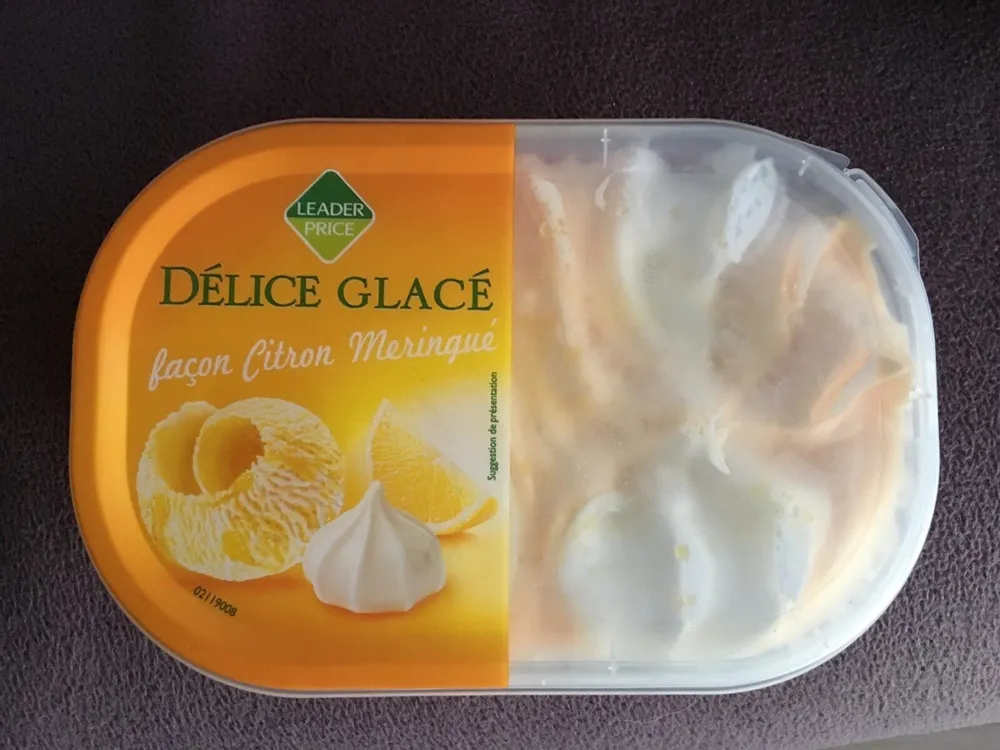 Glace citron meringué