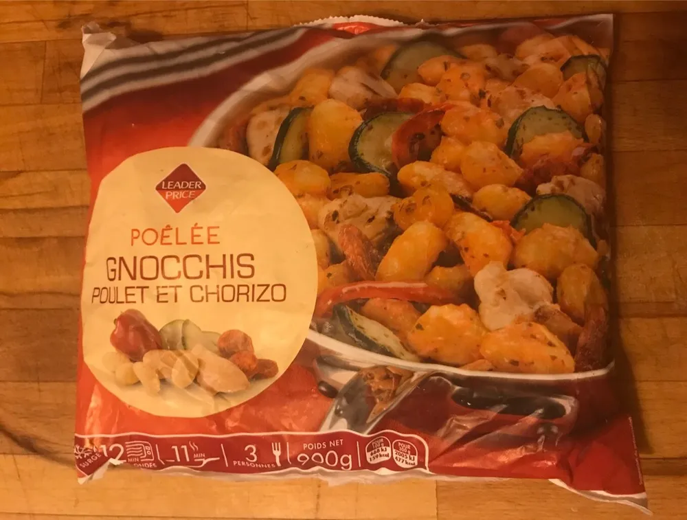 Poêlée Gnocchis Poulet et Chorizo