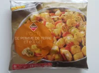Rösti de pomme de terre et poulet