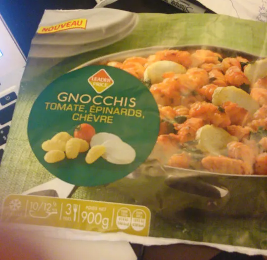 Gnocchis Tomate, Épinards, Chèvre