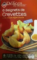 6 beignets de crevettes