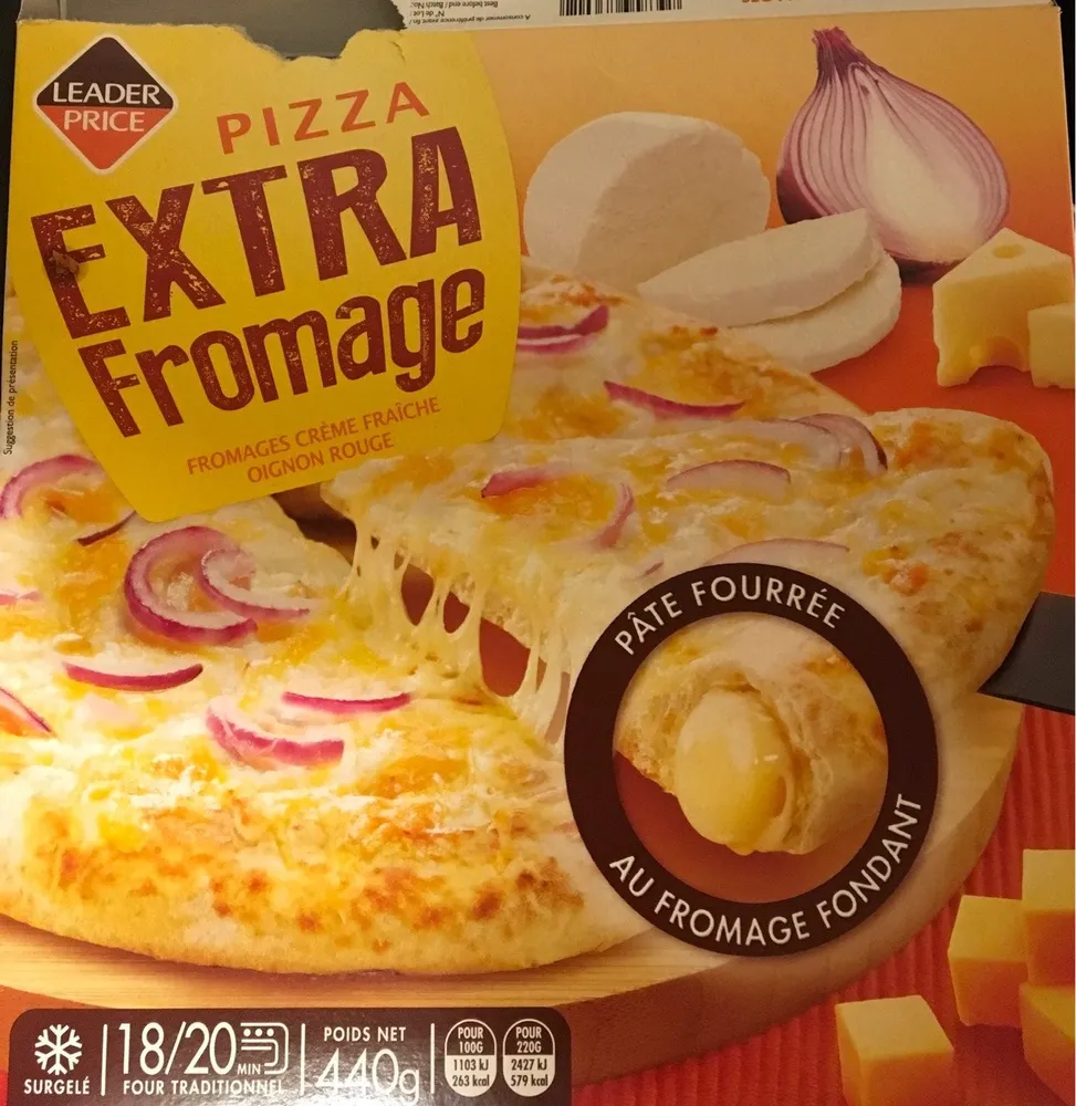 Pizza extra fromage