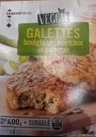 Galette boulghour, poireaux et sarrasin
