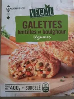Galettes lentilles et boulghour