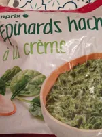 Épinards hachés à la crème