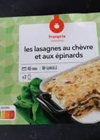 Lasagnes au chèvre et aux épinards
