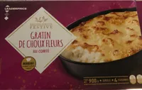 Gratin de choux fleurs au comté