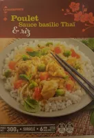 Poulet sauce basilic thaï et riz