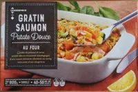 Gratin saumon patate douce