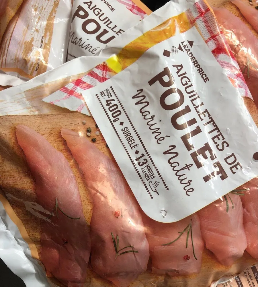 Aiguillettes de Poulet Mariné Nature
