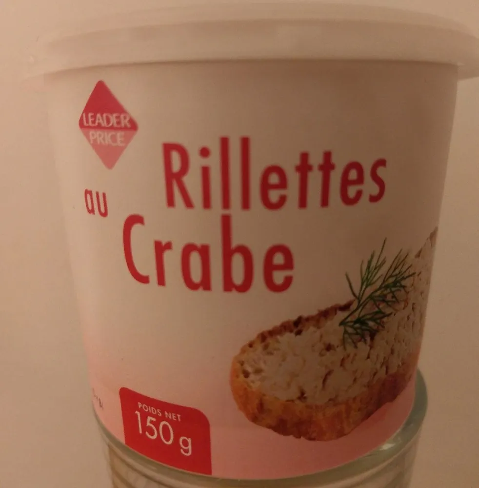 Rillettes au crabe