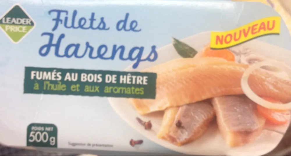 Filets de harengs fumés