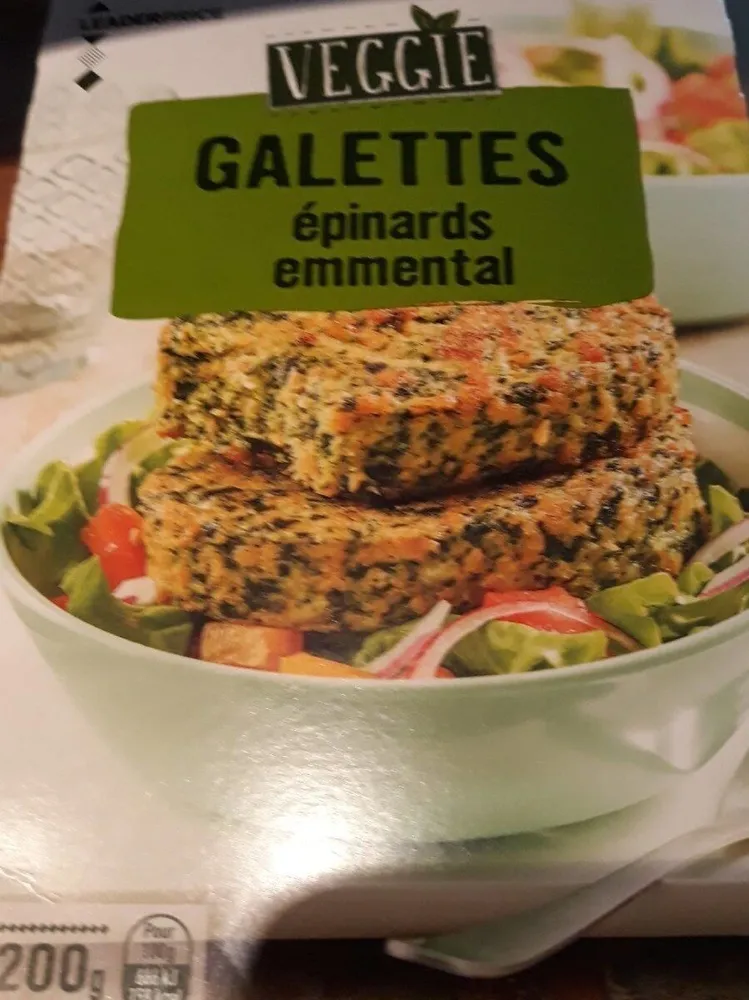 Galette épinards emmental