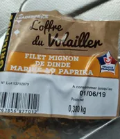 Filet Mignon de dinde marine au paprika