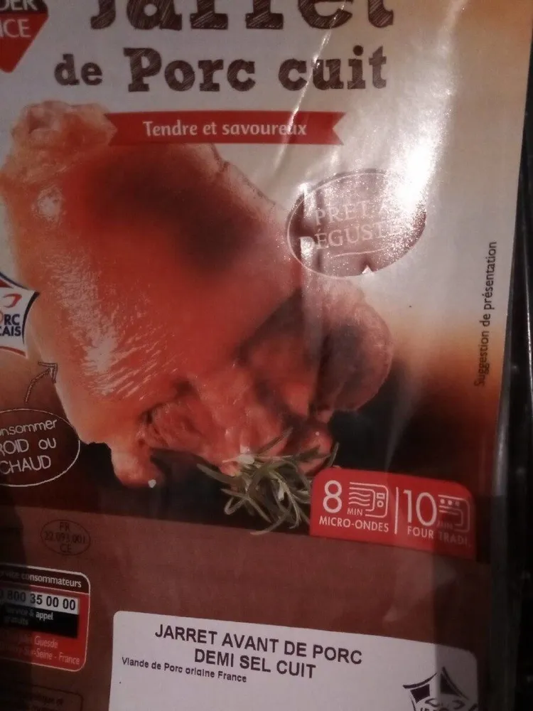 Jarret de porc cuit